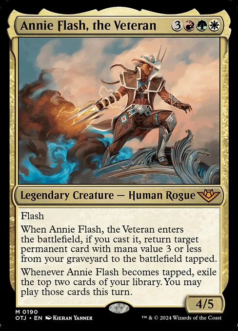 Annie Flash - Commander (Annie Flash, the Veteran)