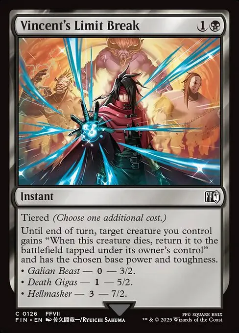 vincent valentine mtg commander deck Vincent Valentine // Commander (Vincent Valentine // Galian Beast) deck  list mtg // Moxfield — MTG Deck Builder