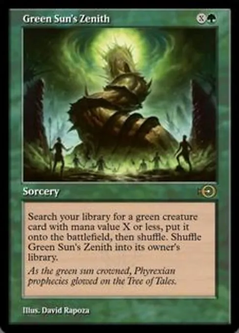 Green Sun's Zenith // Moxfield — MTG Deck Builder