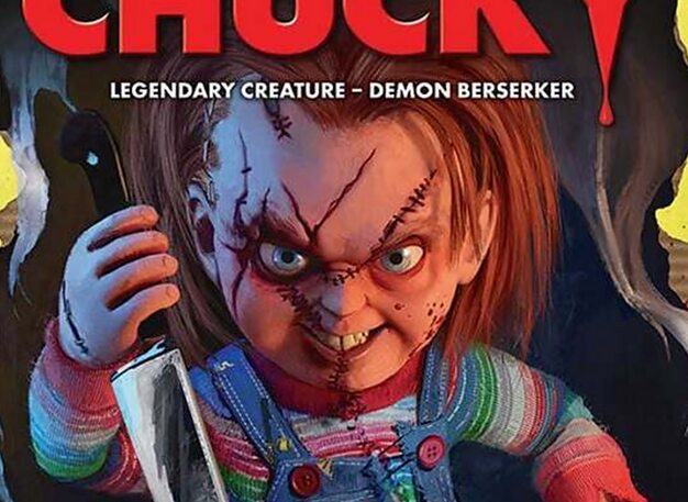 chucky mtg card Magic the Gathering Secret Lair x Foil Edition MD10725 He wants you for a best friend. Horrifying MTG Chucky Secret Lair