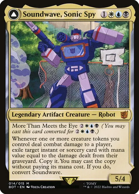 soundwave mtg commander deck Soundwave, Sonic Spy