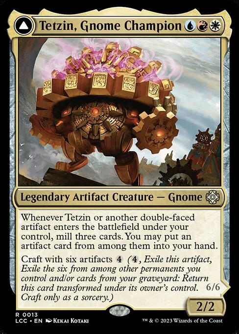 mtg flip cards commander flip artifacts // Commander (Tetzin, Gnome Champion // The Golden-Gear  Colossus) deck list mtg // Moxfield — MTG Deck Builder