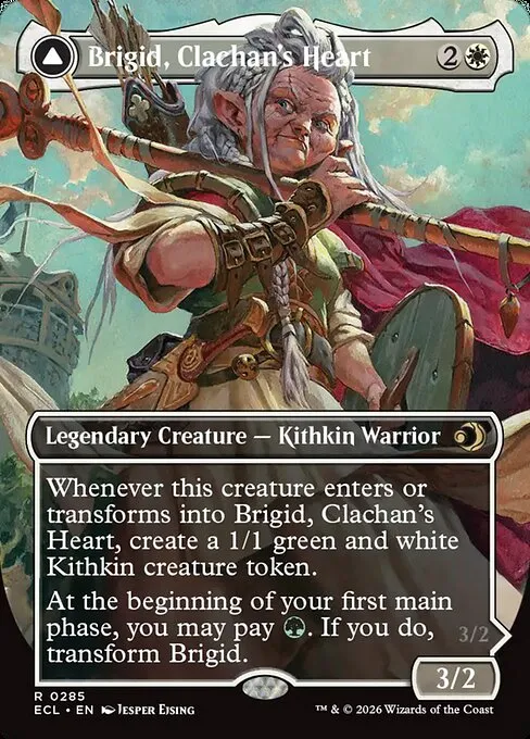 mtg kithkin commander deck Brigid, Clachan's Heart