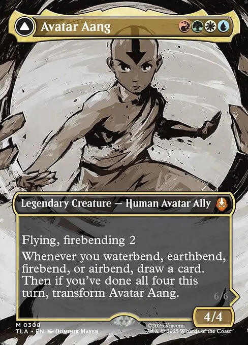 Team Avatar Ally Tribal // Commander (Avatar Aang // Aang, Master of  Elements) deck list mtg // Moxfield  MTG Deck Builder