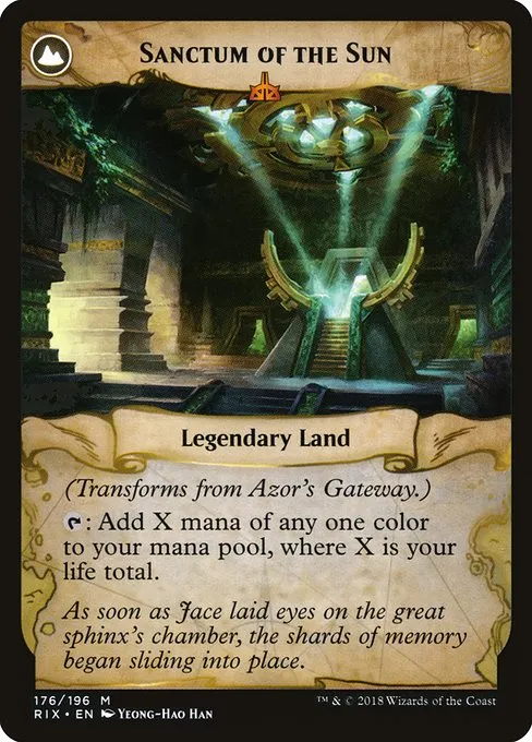 mtg ixalan flip cards The Lost Caverns of Ixalan Ruins Symbol Alcove Flip Deck Box for Magic:  The Gathering