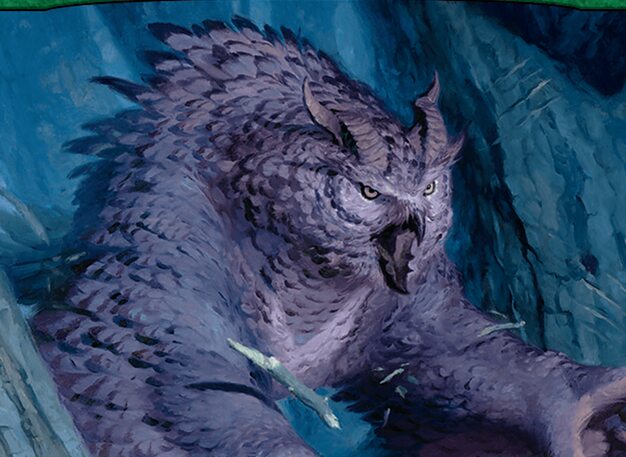 owlbear mtg card Cub (Extended Art) [Commander Legends: Battle for Baldur's Gat TokenMTG draw a card Owlbear Cub