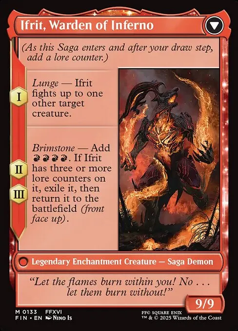 500 cigarettes // Commander (Clive, Ifrit's Dominant // Ifrit, Warden of  Inferno) deck list mtg // Moxfield — MTG Deck Builder