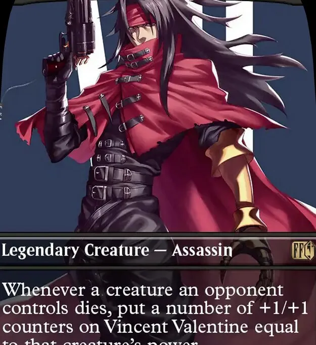 final fantasy mtg vincent valentine Vincent Valentine // Galian Beast [125] [FINAL FANTASY] [Foil] – Face to  Face Games main image 0