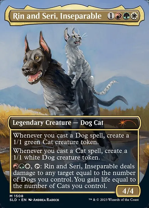 mtg animal commander deck Amazon.com: Elite Commander Cat/Dog Deck - Rin and Seri, Inseparable - Naya Red Green White - EDH cEDH - 100 Card - Custom Magic The Gathering Deck