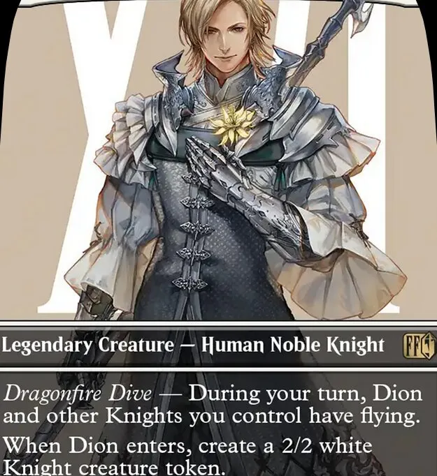 dion mtg card Magic The Gathering - Universes Beyond - Final Fantasy main image 0