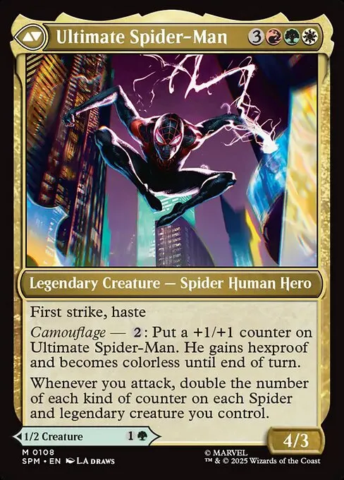 1 of 1 spider man card mtg Symbiote Spider-Man