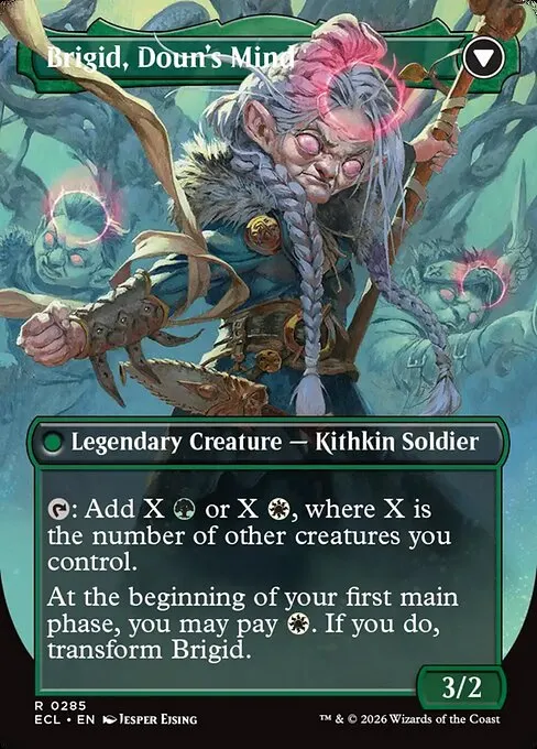 Lorwyn Eclipsed Kithkin Brigade // Commander (Brigid, Clachan's Heart //  Brigid, Doun's Mind) deck list mtg // Moxfield  MTG Deck Builder