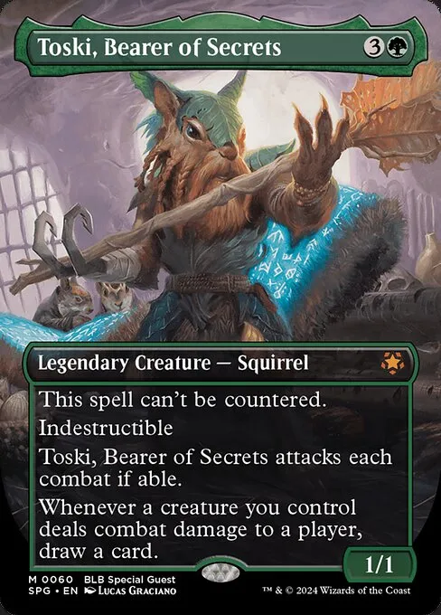 Toski, The Indestructi-Squirrel // Commander (Toski, Bearer of Secrets) deck  list mtg // Moxfield  MTG Deck Builder