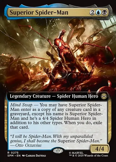 mtg spider-man half card combo The Chase Cards of Spider-Man! #mtg #mtgfinace #magicthegathering #mtgcards #mtgedh Cosmic Spider-Man Spider tribal Power
