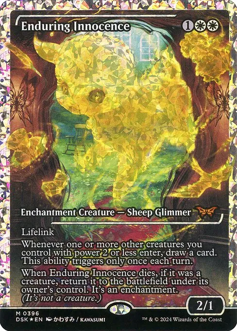 mtg enduring cards Duskmourn Enduring And Overlord Cycle - Japanese Art