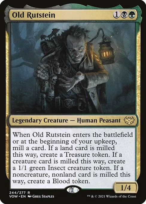 Golgari Graveyard Recursion // Commander (Old Rutstein) deck list mtg //  Moxfield  MTG Deck Builder