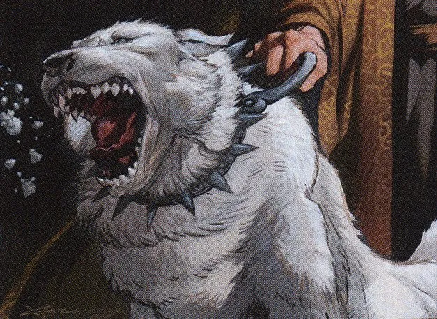Dog Tribal - Commander (Isamaru, Hound of Konda)