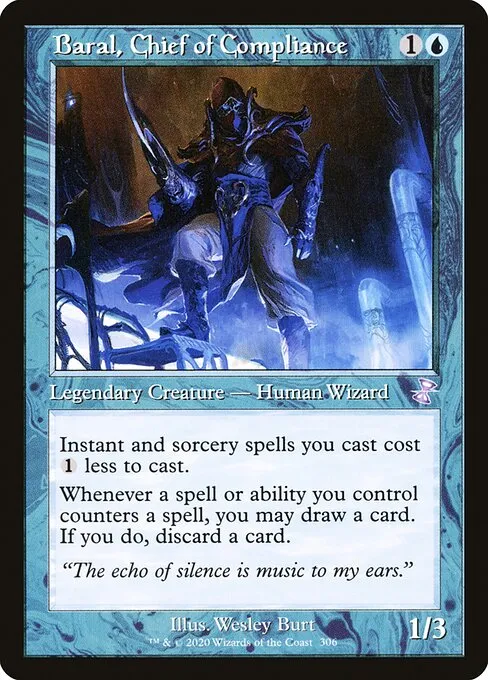 Baral, Chief of Compliance Budget Mono-Blue Commander Deck