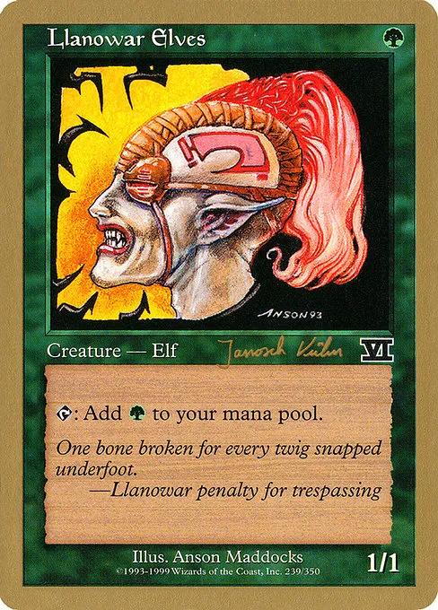 World Champ. Decks2000 【Janosch Kuhn】 Janosch Kühn Decklist (2000) [World Championship Decks 2000]