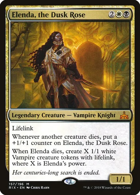 cute girls only // Commander (Elenda, the Dusk Rose) deck list mtg //  Moxfield  MTG Deck Builder