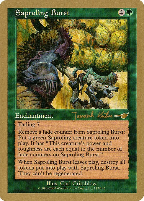 World Champ. Decks2000 【Janosch Kuhn】 Janosch Kuhn World Championship Deck COMPLETE Seattle 1997