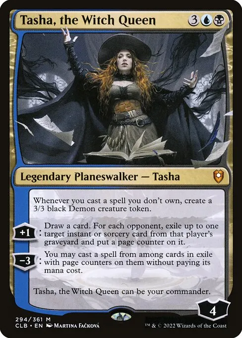 EDH Tasha, the Witch Queen - Hideous Laughter - Commander (Tasha, the ...