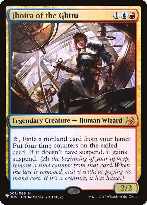 mtg suspend commander deck EDH Deck Jhoira of the Ghitu 100 Magic Cards Custom Deck Izzet remove a time counter from that card mtg doctor who card list