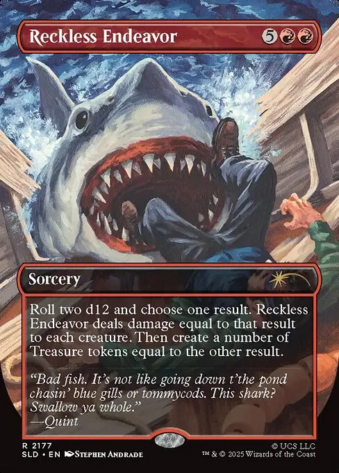 マジック：ザ・ギャザリング Jaws,Relentless Predator MTG Jaws Relentless Predator Proxy - Etsy