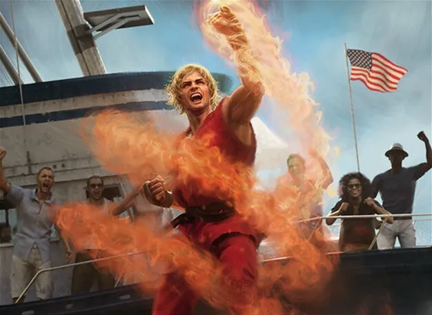 Ken, Burning Brawler (Street Fighter) (Secret Lair) (Full