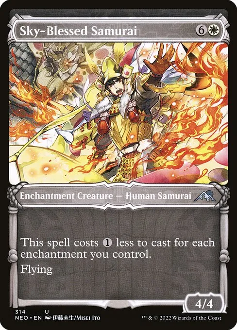 MTG【陽刀の侍】 アーティストプルーフ the lightning samurai // Commander (Raiyuu, Storm's Edge