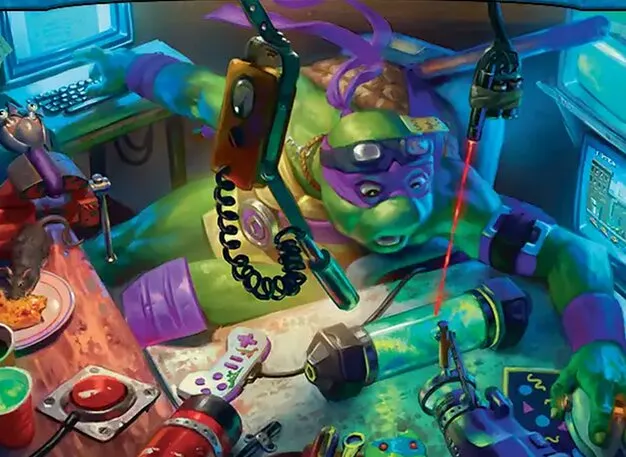 blue green Tmnt // Commander (Donatello, the Brains and