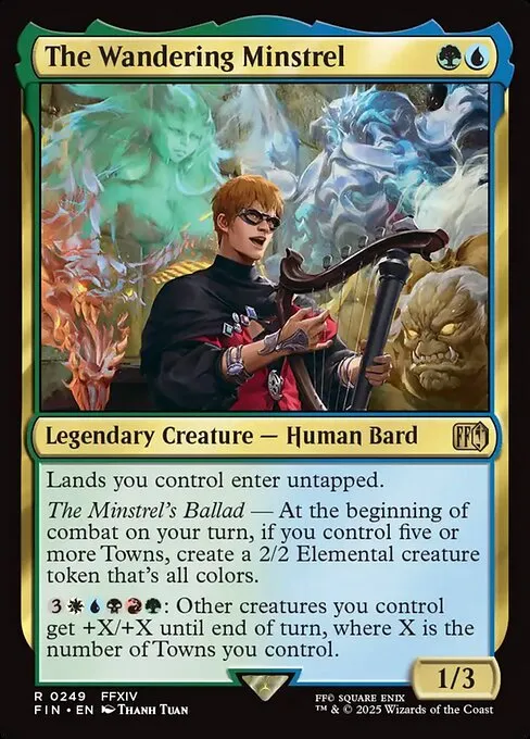 menestrel // Commander (The Wandering Minstrel) deck list mtg // Moxfield  MTG  Deck Builder