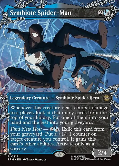 Symbiote Spider-Man [EDH] // Commander (Symbiote Spider-Man) deck list mtg  // Moxfield  MTG Deck Builder
