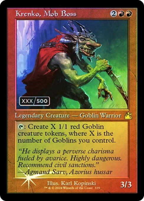 マジック：ザ・ギャザリング Krenko, Mob Boss EDH/Commander deck Krenko, Mob Boss Commander Deck GOBLINS Deck Pre-Built Ready-to