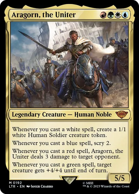 Aragorn duel 4c - Commander (Aragorn, the Uniter)