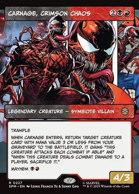 Carnage, Crimson Chaos // Commander (Carnage, Crimson Chaos) deck list mtg  // Moxfield  MTG Deck Builder