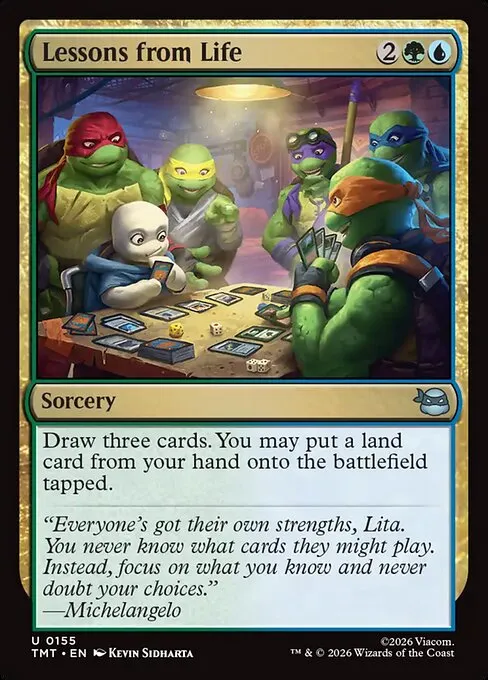 Turtle Power! (Teenage Mutant Ninja Turtles Commander Precon Decklist) //  Commander (Leonardo, the Balance and Michelangelo, the Heart) deck list mtg  // Moxfield  MTG Deck Builder