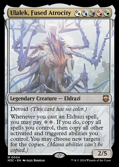 Eldrazi Incursion Commander Precon Decklist - Commander (ulalek, Fused 