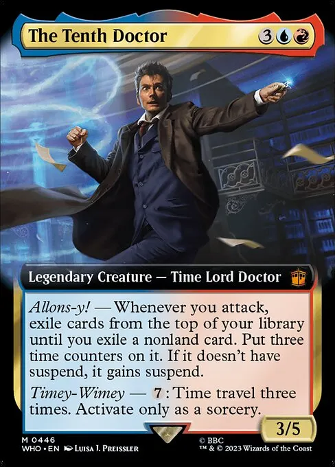 Time Travel // Commander (The Tenth Doctor and Clara Oswald) deck list mtg  // Moxfield  MTG Deck Builder
