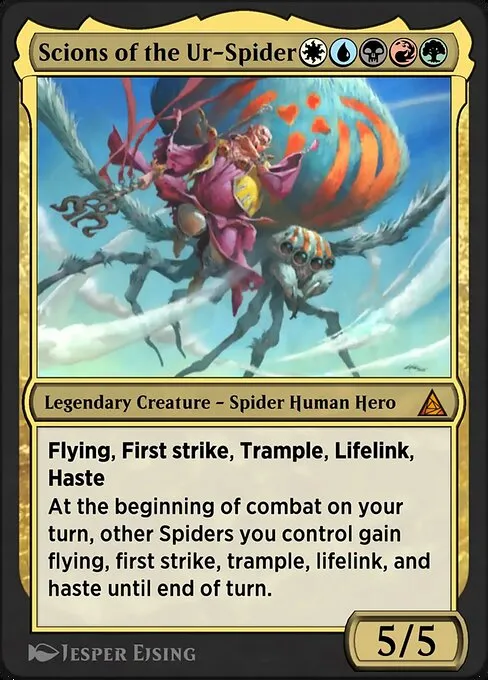 Scions of the Ur-Spider // Commander (Cosmic Spider-Man) deck list mtg //  Moxfield  MTG Deck Builder