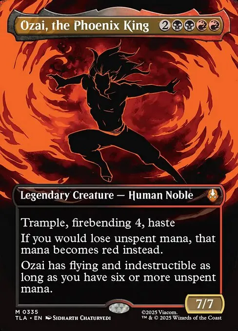Fire Lord Ozai // Commander (Ozai, the Phoenix King) deck list mtg
