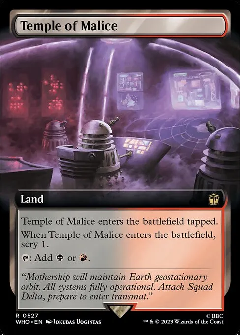 dalek mtg cards Magic: The Gathering Doctor Who Commander Deck Genesis of the Daleks |