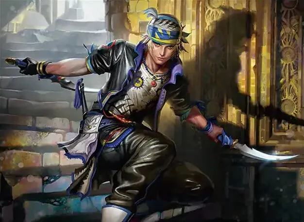 locke mtg card Locke, Treasure Hunter [177] [Extended Art] [FINAL FANTASY: Commander] [Foil]  Face to Face Games Locke Cole - Art Series
