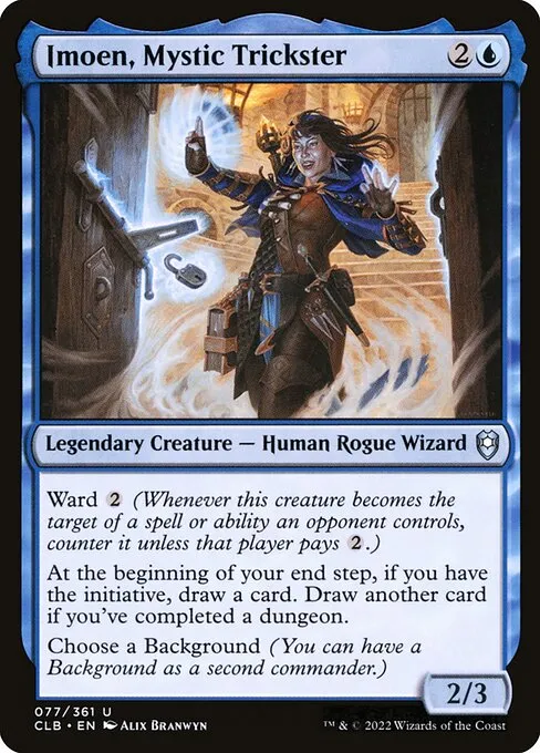 UW Card Draw // Commander (Imoen, Mystic Trickster and Folk Hero) deck list  mtg // Moxfield  MTG Deck Builder
