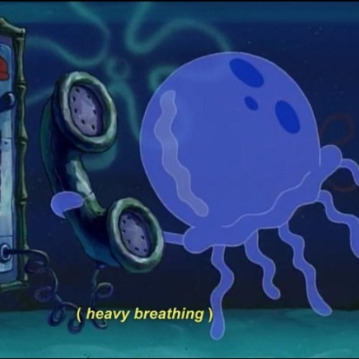 spongebob breathing gif