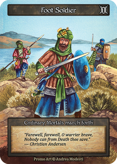 Foot Soldier — illustrated by Andrea Modesti