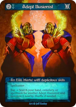 Adept Illusionist — illustrated by Jeff Easley