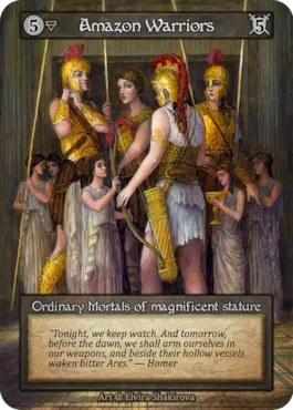 Amazon Warriors — illustrated by Elvira Shakirova