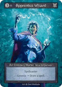 Apprentice Wizard — illustrated by Ossi Hiekkala