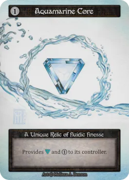 Aquamarine Core — illustrated by Melissa A. Benson